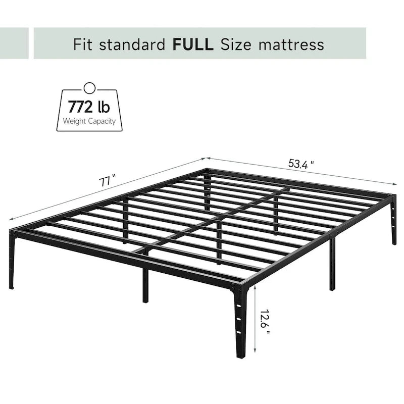 Heavy Duty Metal Platform Bed Frame