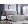 Kendra Grey Upholstered Platform Bed
