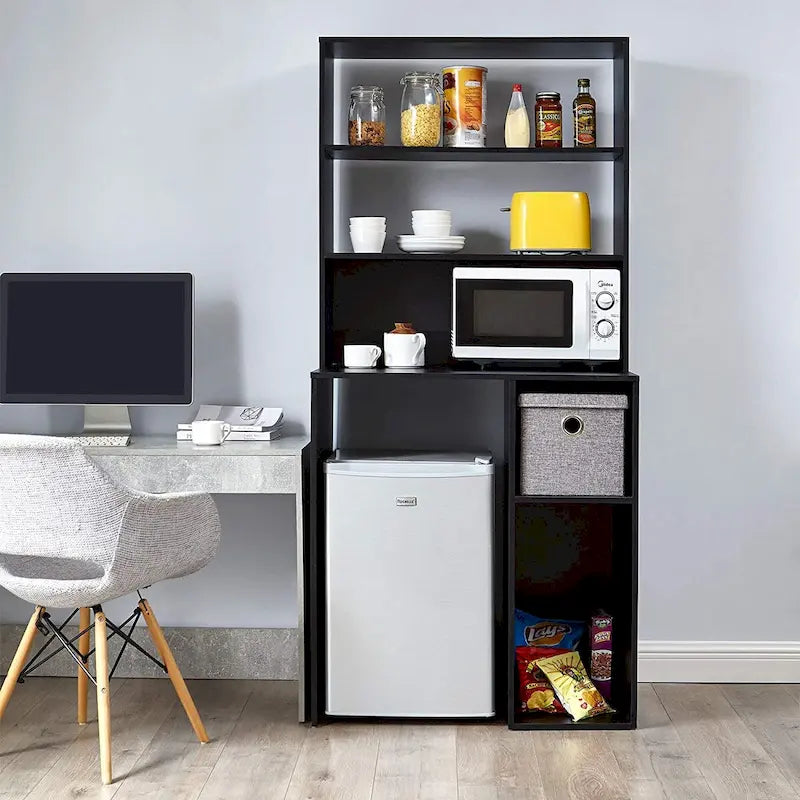 Yak About It - Mini Fridge Dorm Station with Top Shelf by DormCo