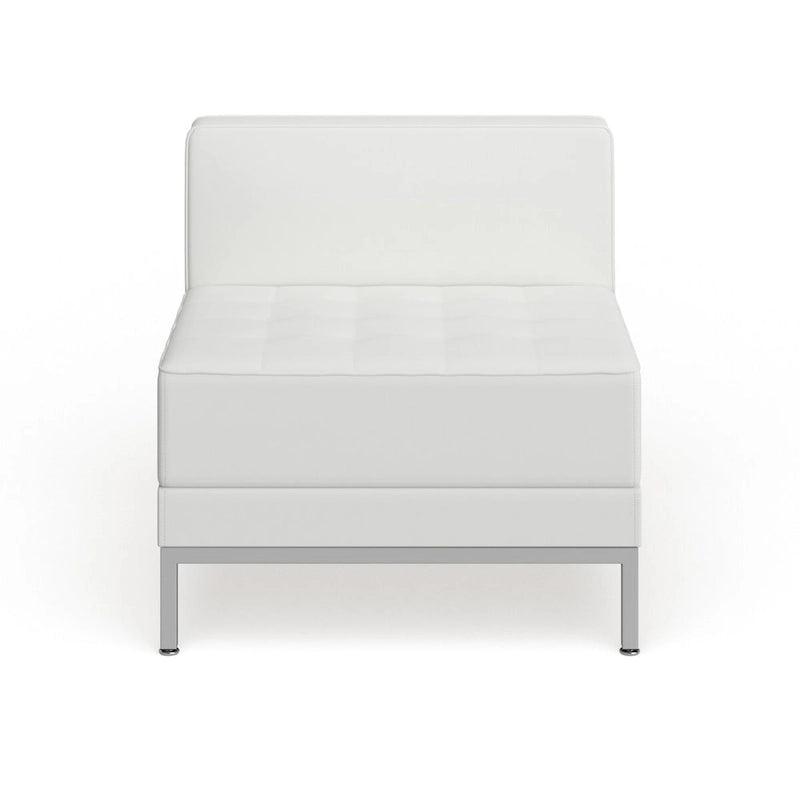 Contemporary LeatherSoft Middle Chair - 28W x 28.75D x 27.25H