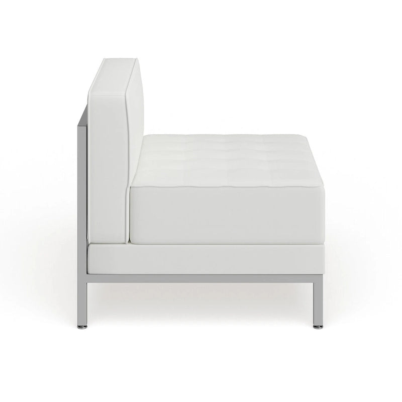 Contemporary LeatherSoft Middle Chair - 28W x 28.75D x 27.25H