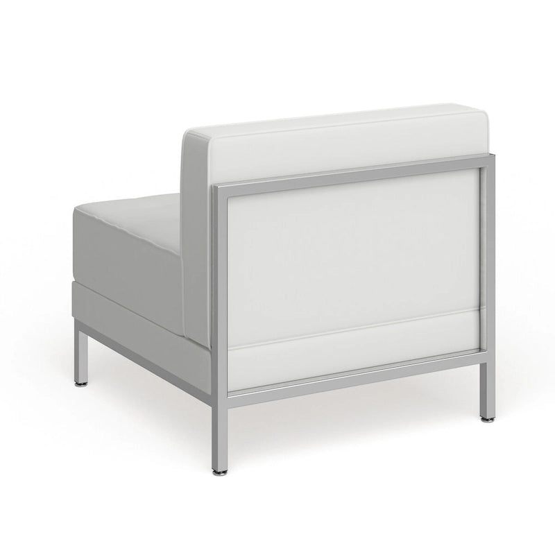 Contemporary LeatherSoft Middle Chair - 28W x 28.75D x 27.25H