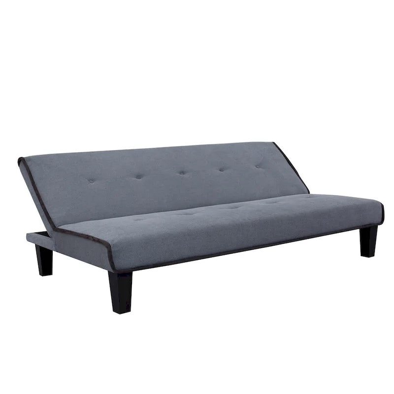Clihome Biscuit Back Convertible Sofa with Mattress