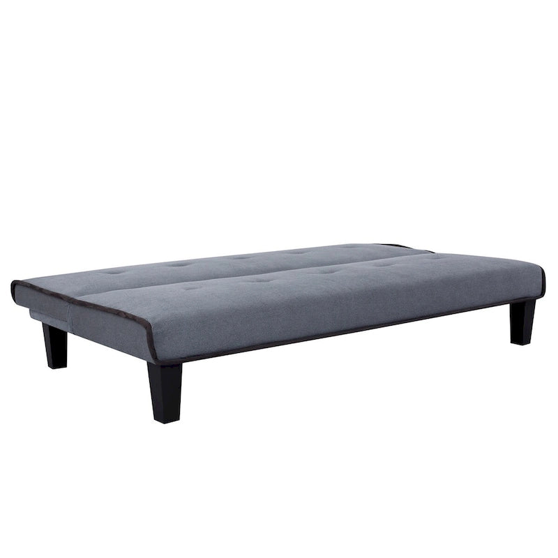 Clihome Biscuit Back Convertible Sofa with Mattress