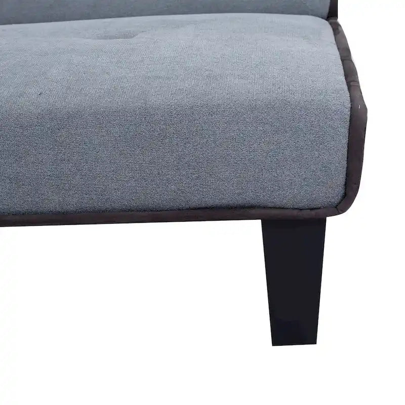 Clihome Biscuit Back Convertible Sofa with Mattress