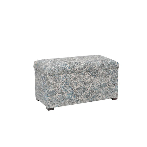 Angela Transitional Living Room Storage Trunk Bench