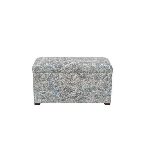 Angela Transitional Living Room Storage Trunk Bench