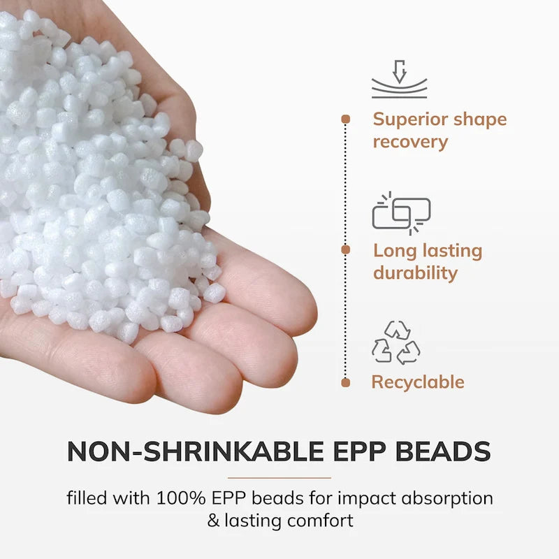 Jani Rhombus 22-inch Brown Square Pouf Ottoman - Handmade Footrest for Living Room, Bedroom, Nursery, Kidsroom