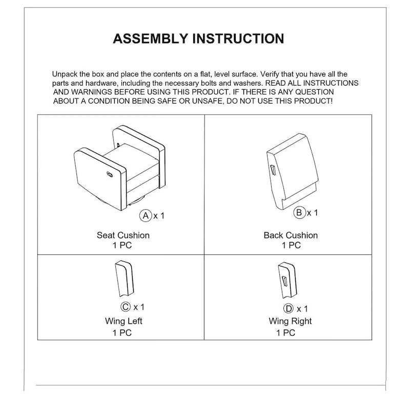 Contemporary Polyfiber Swivel Recliner Chair 1pc Manual Motion Wing Back Tufted Cushion Living Room Furniture Glider Chair