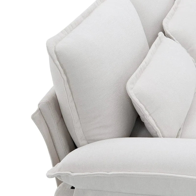 6-seat U-shaped Sectional Sofa, Sleeper Sectional with Waist Pillows for Living Room, Apartment