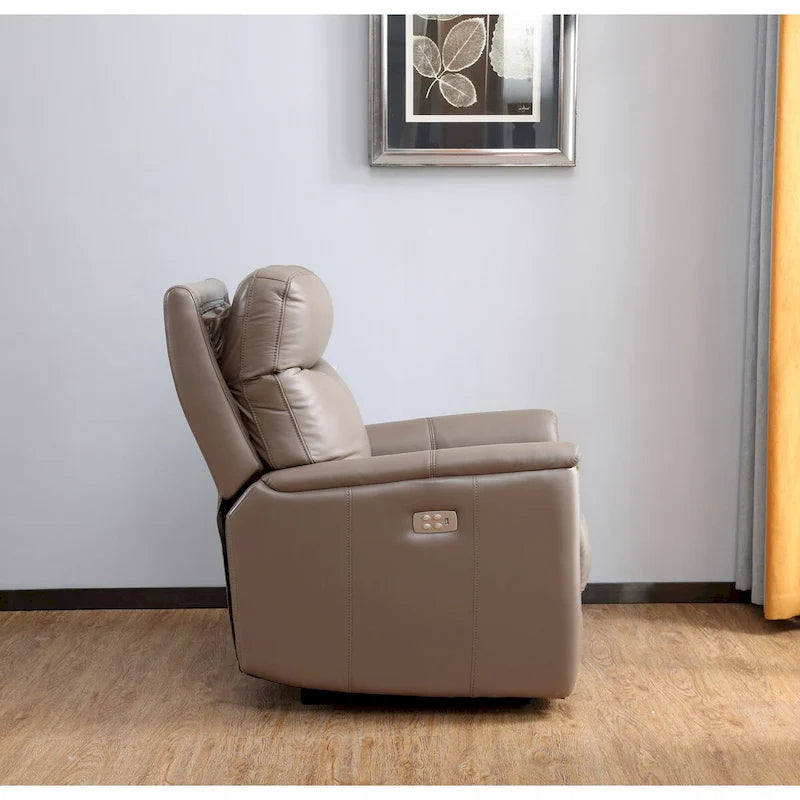 Hydeline Layla Power Headrest Top Grain Leather Zero Gravity Recliner