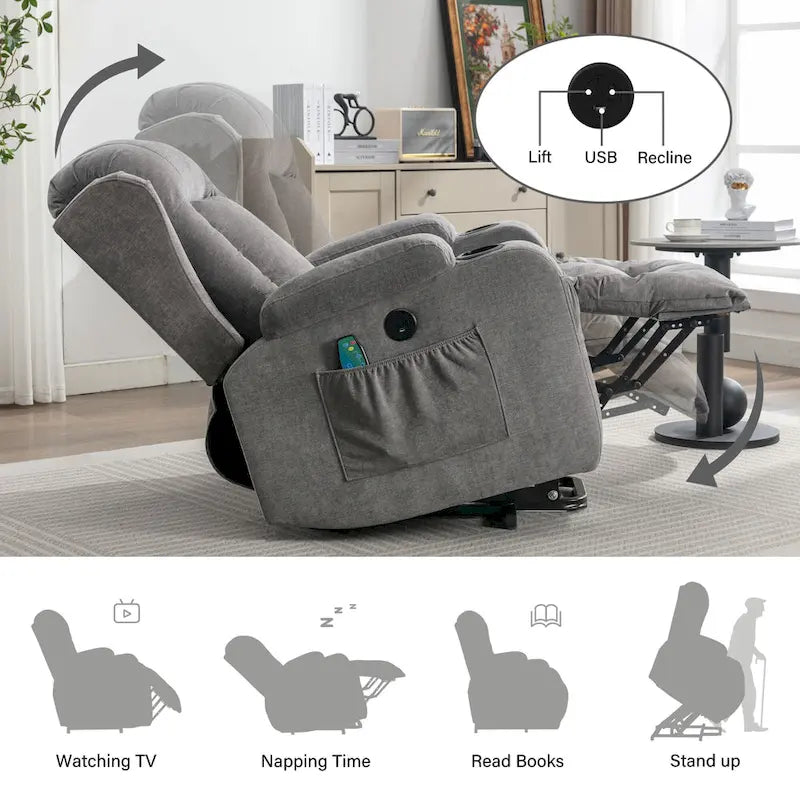 Power Lift Recliner Chair Recliners for Elderly