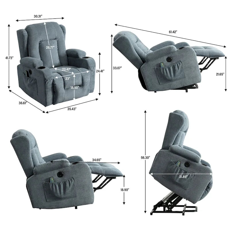 Power Lift Recliner Chair Recliners for Elderly