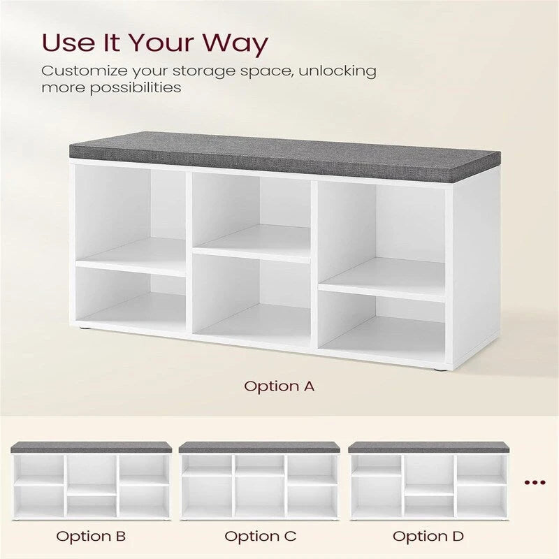 Shoe Storage Organizer - 11.8D x 34.2W x 18.9H