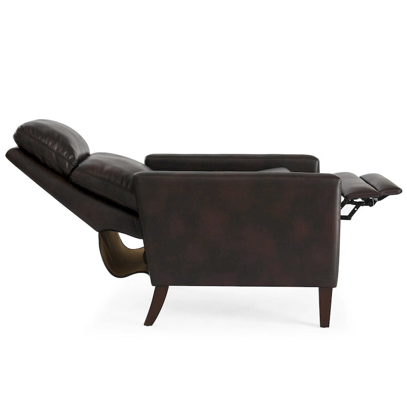 Vesper Faux Leather Push Back Recliner by Greyson Living