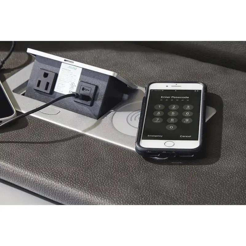 Signature Design by Ashley Fyne-Dyme Power Reclining Loveseat with Console - 74W x 43D x 43H