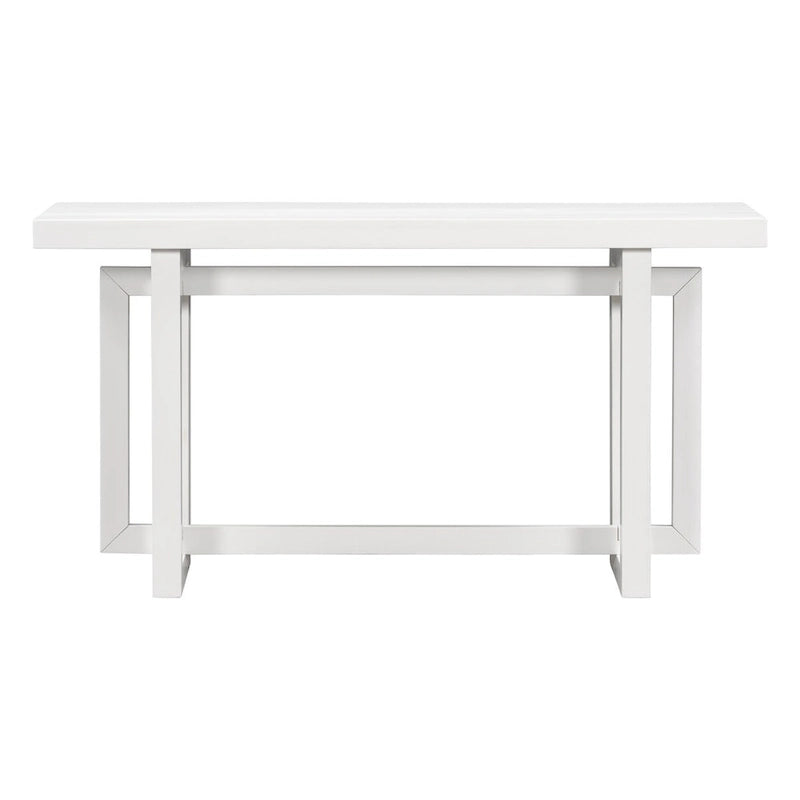Console Table with Industrial-inspired Concrete Wood Top, Extra Long Entryway Table for Entryway, Hallway, Living Room