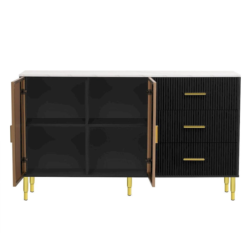 MDF Sideboard Buffet Cabinet