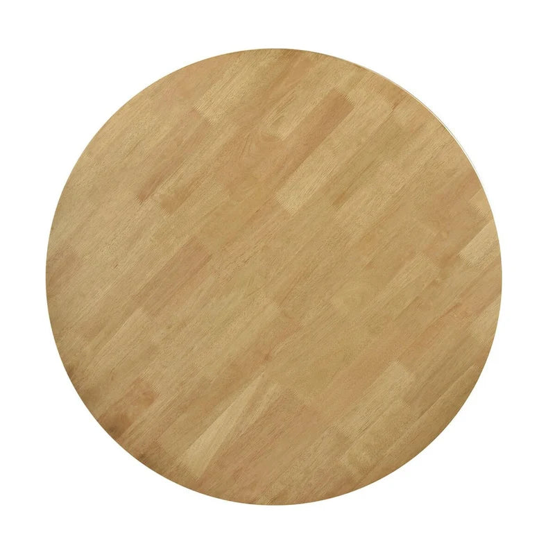 Carson Light Walnut 5-piece Solid Wood Dining Set