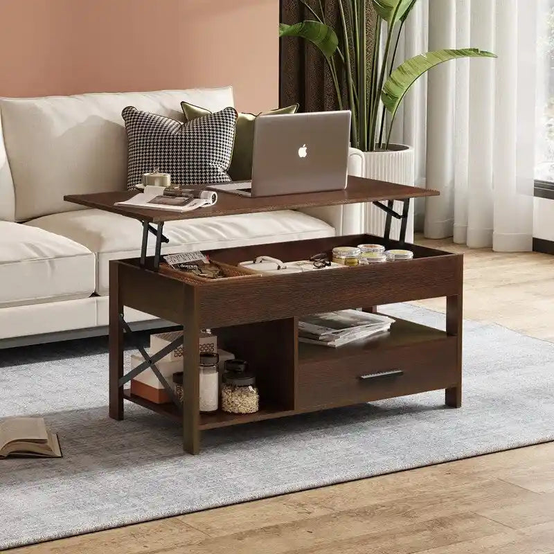 Lift Top Coffee Table - 18.9D x 38.58W x 17.83H