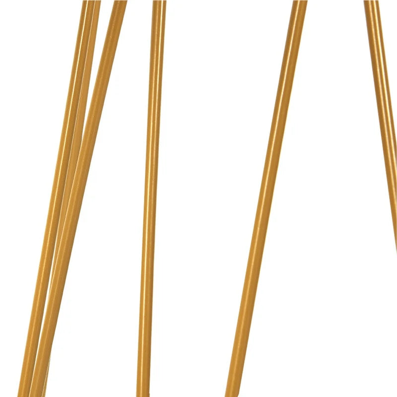 Moasis 2-Tier Round End Side Table Faux Marble Top for Living Room