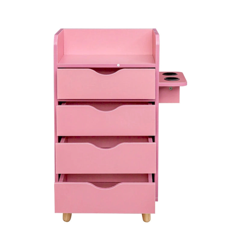 4 -Layer Salon Storage Cabinet