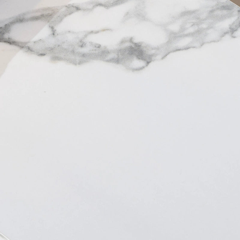 2 Tier Faux Marbling Console Table, Living Room Sofa Table, Modern Narrow Entryway Table, Hallway Entrance Table