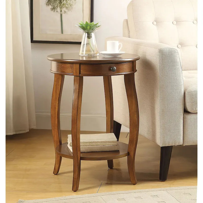 Traditional Style End Table