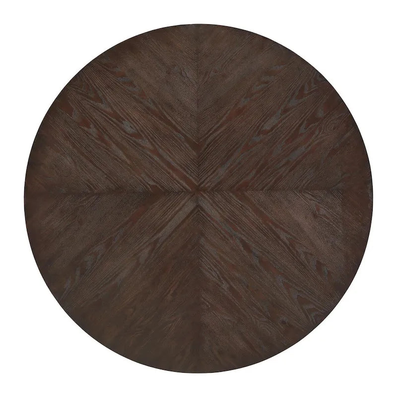 Andrea Espresso 54-inch Round Dining Table by iNSPIRE Q Modern - 54 Round Dining Table