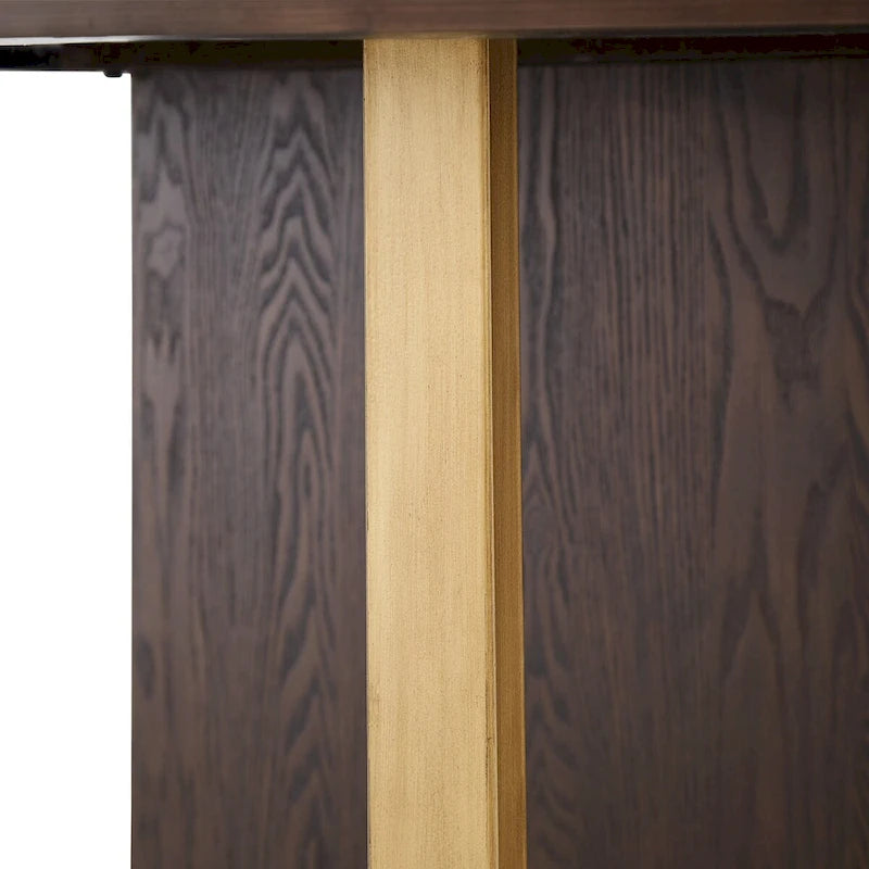 Andrea Espresso 54-inch Round Dining Table by iNSPIRE Q Modern - 54 Round Dining Table