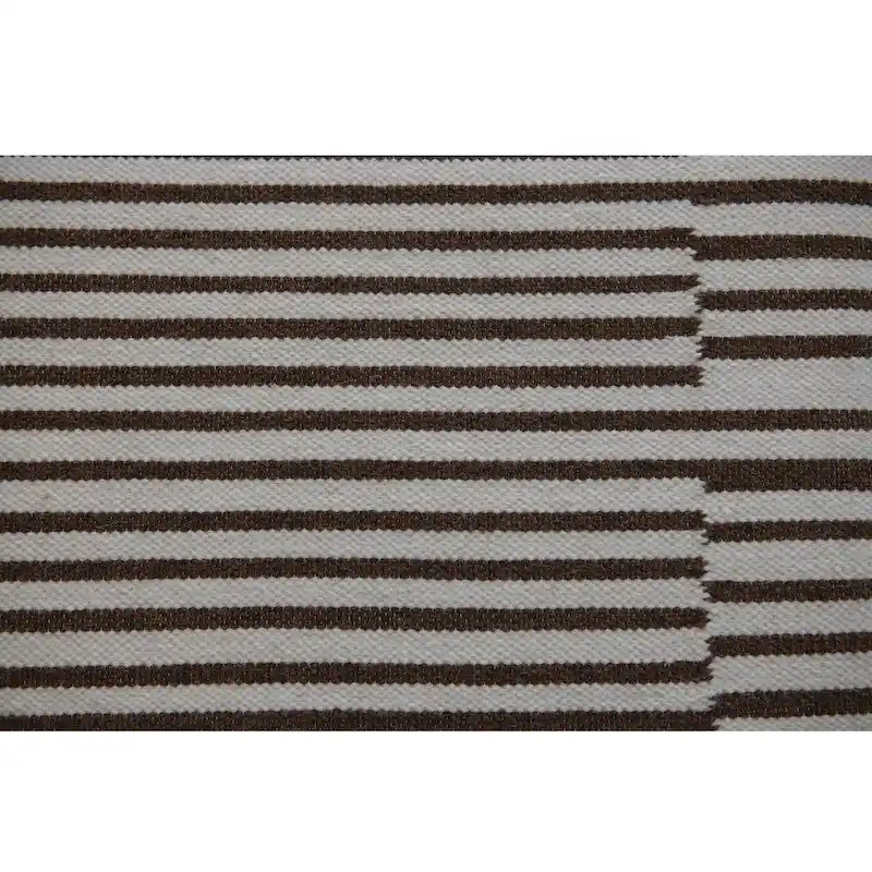 Wool Kilim Upholstered Coffee Table Ottoman