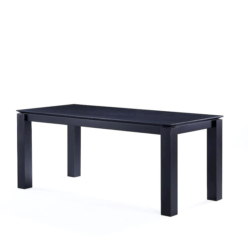 Manhattan Comfort Rockaway Modern 70.86 Solid Wood Dining Table