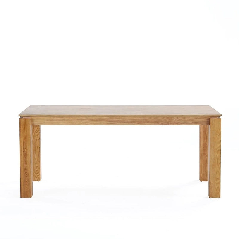 Manhattan Comfort Rockaway Modern 70.86 Solid Wood Dining Table