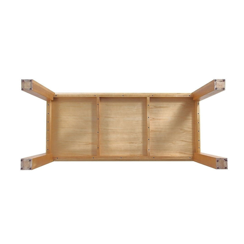 Manhattan Comfort Rockaway Modern 70.86 Solid Wood Dining Table