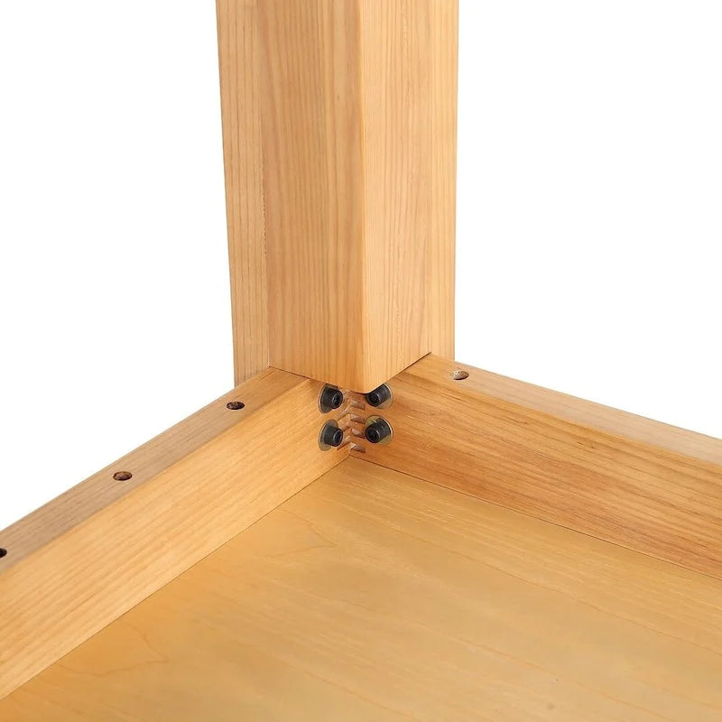 Manhattan Comfort Rockaway Modern 70.86 Solid Wood Dining Table