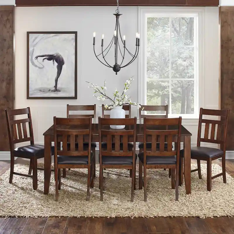 Karlina 7-piece Solid Wood Dining Set