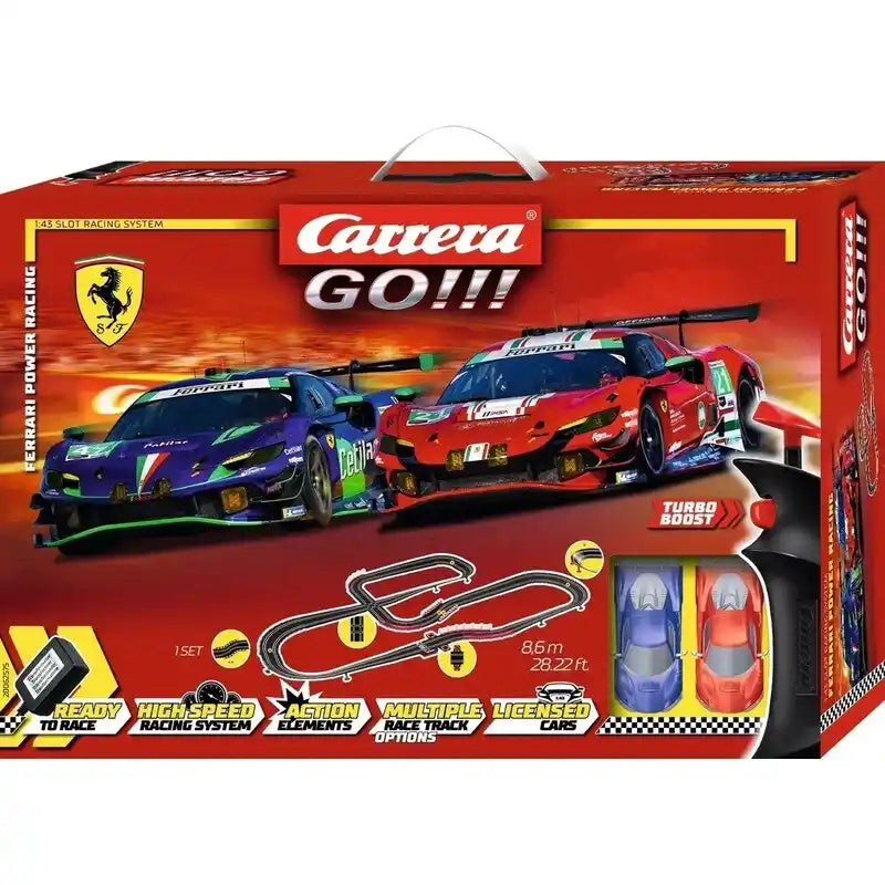 Carrera Go Ferrari Racing Power Slot Car Racing Set