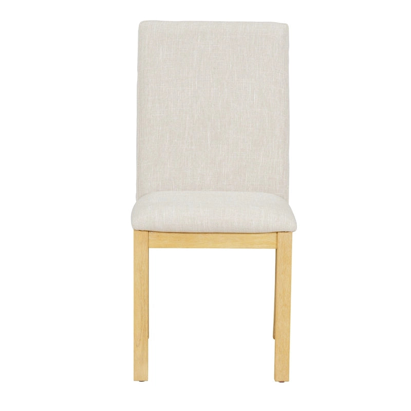 7-Piece 72 Extendable Dining Table Set w/ Butterfly Leaf and 6 Chairs