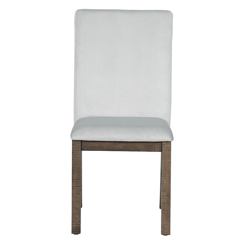 7-Piece 72 Extendable Dining Table Set w/ Butterfly Leaf and 6 Chairs