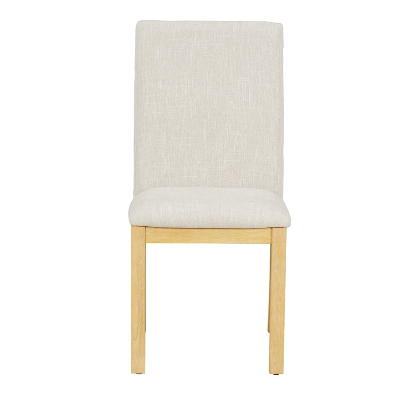 7-Piece 72 Extendable Dining Table Set w/ Butterfly Leaf and 6 Chairs