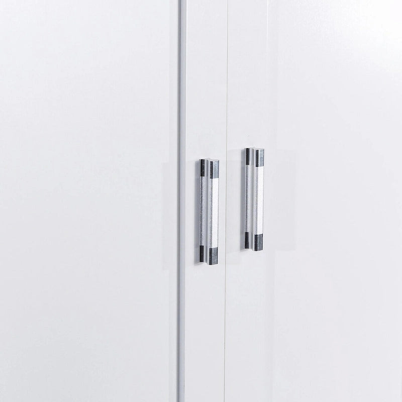 64 Tall Bathroom Storage Cabinet with Two Doors, Drawers