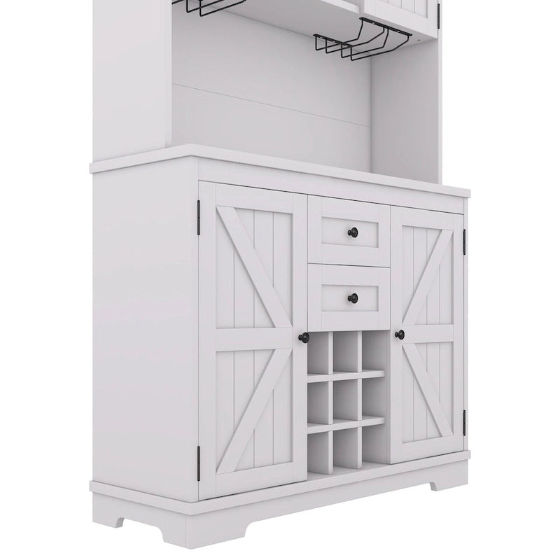 73.8H Kitchen Cabinet with Storage - N/A