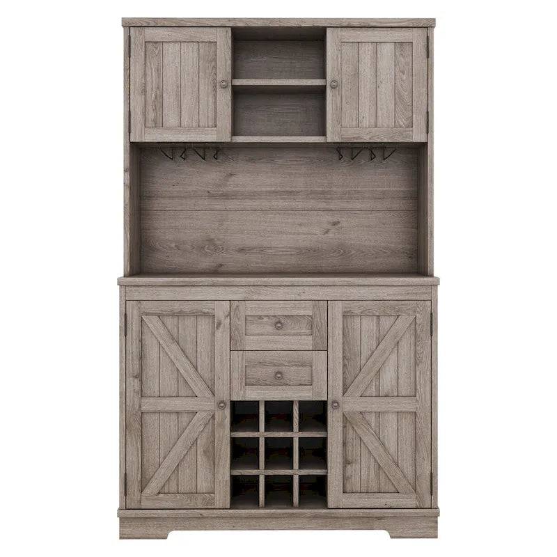 73.8H Kitchen Cabinet with Storage - N/A