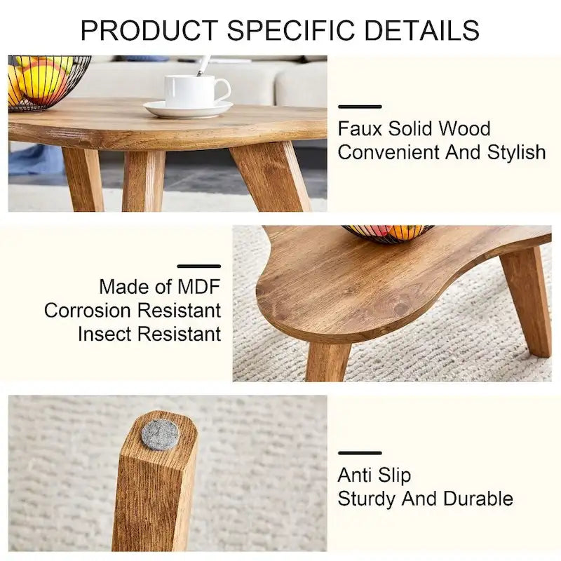 Modern Minimalist Cloud Shape Coffee Table