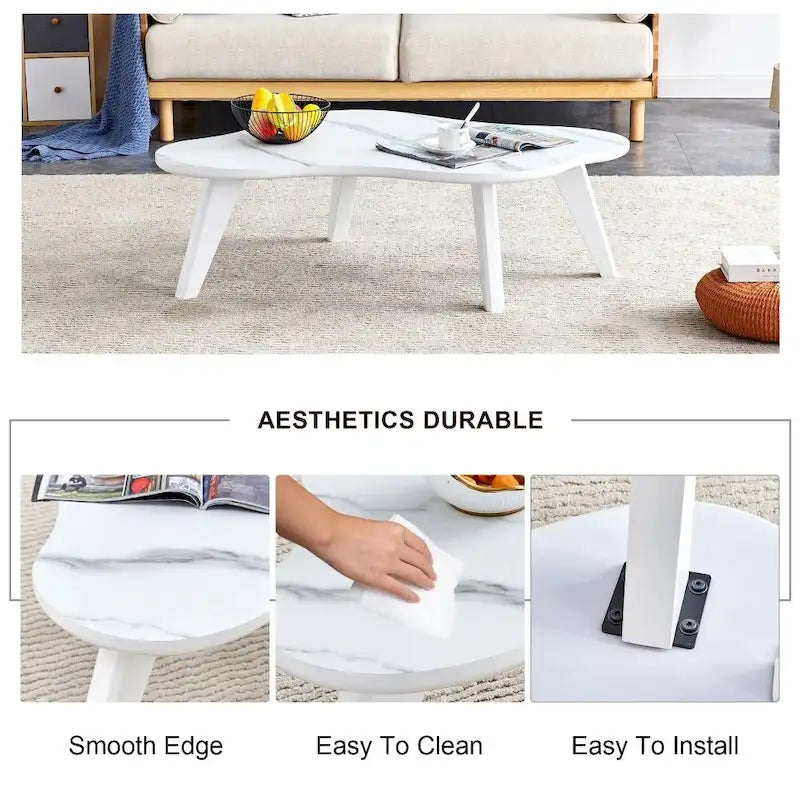 Modern Minimalist Cloud Shape Coffee Table
