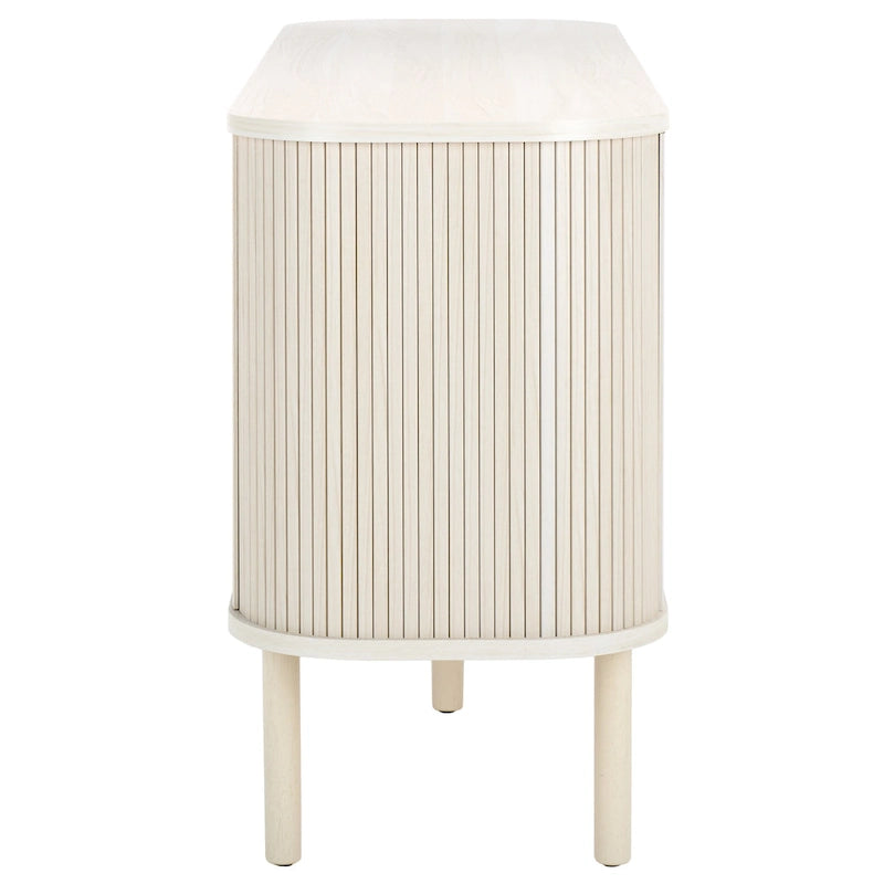 SAFAVIEH Home Tealla 2 Tambour Door Sideboard/Media Stand. - 63Wx18Dx32H